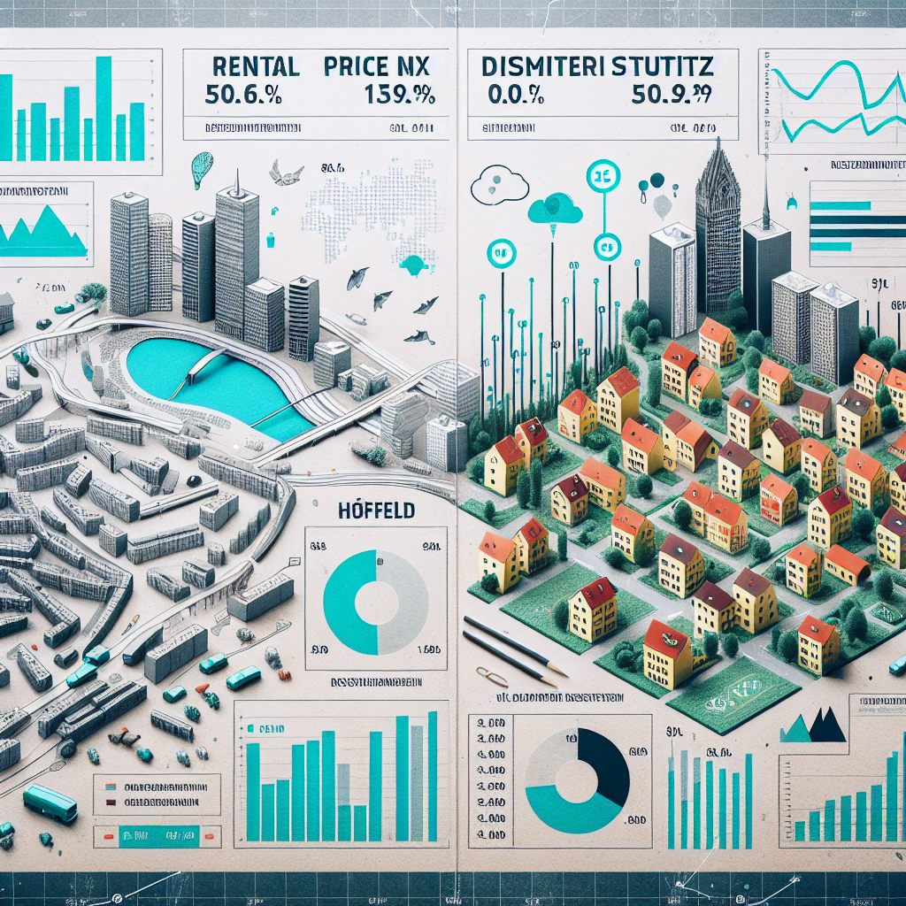 Entwicklung Mietspiegel Stuttgart Hoffeld vs. gesamte Stadt.